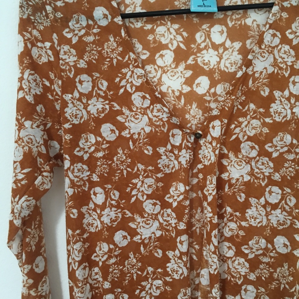 Floral sweater